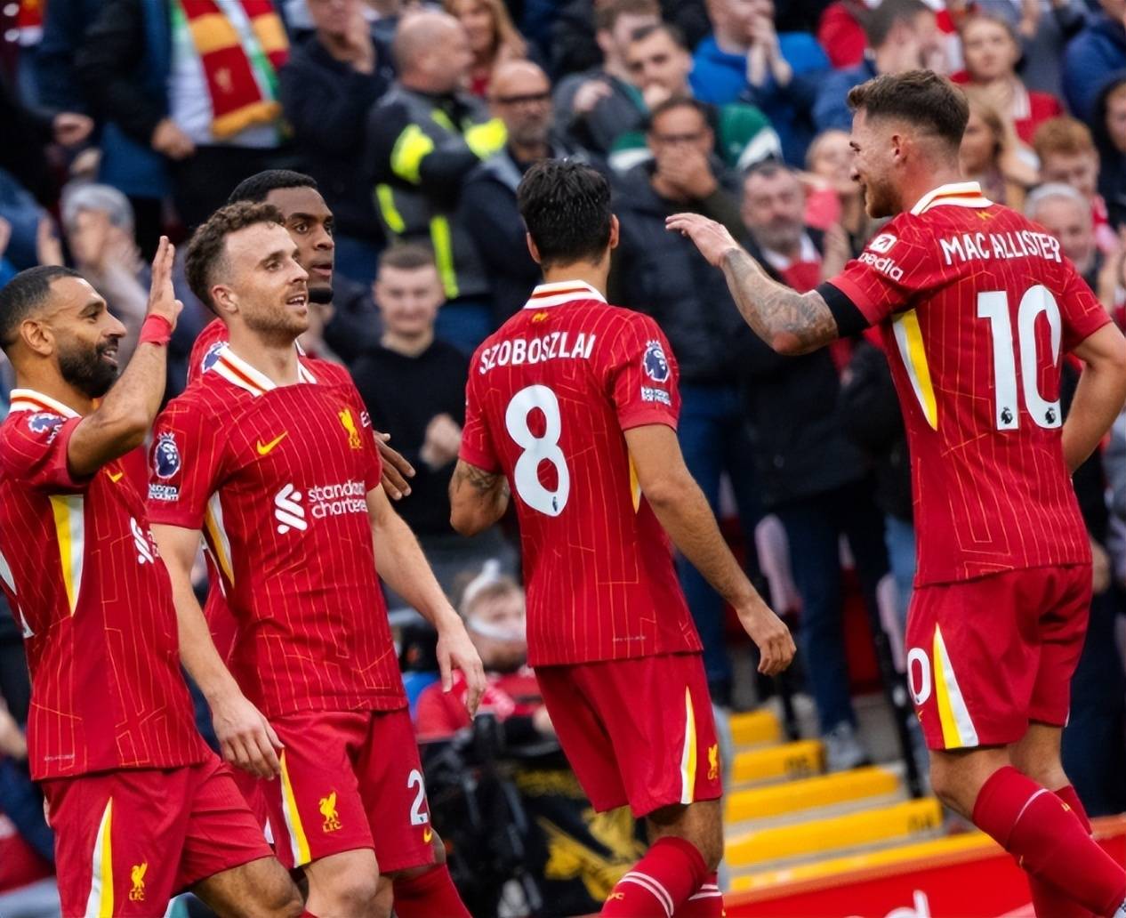 萨拉赫攻入制胜球，利物浦取得连胜